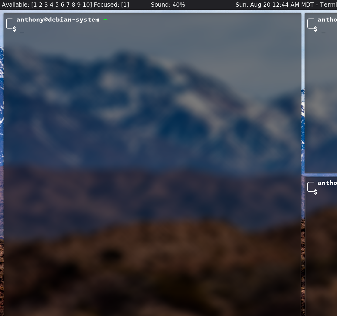 Customized Debian desktop build